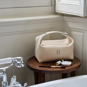 Hermes Bride a Brac Naturel GM large Cosmetic Bag New